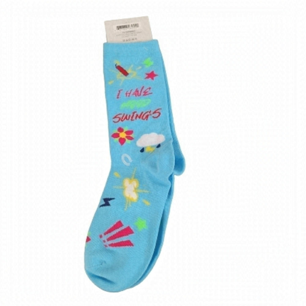 𝅺NWT Comfy Toes Cute I have mood swings  Socks